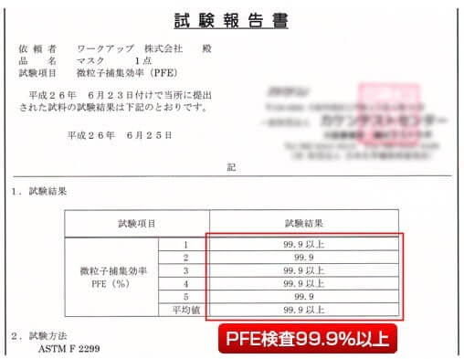 PFE検査99.9%以上